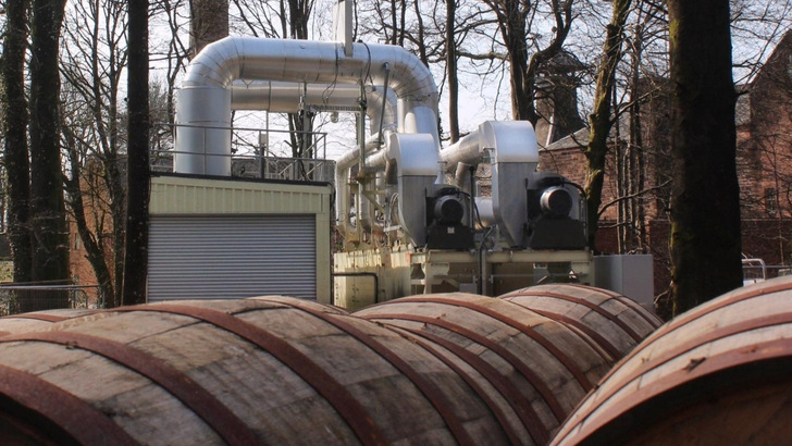 A different kind of spirit in the pipes at the Annandale Distillery