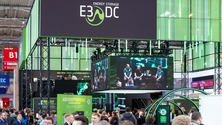 E3/DC's stand at ees Europe 2025 – the company returns to Hall B1 this June