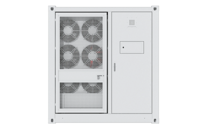 From –30°C to 55°C, this cabinet keeps its cool thanks to liquid cooling