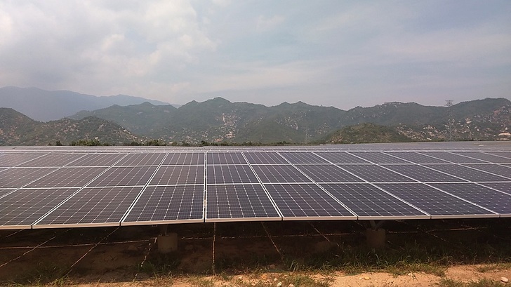 View of the Thuan Bac solar PV plant. - © Ingeteam
