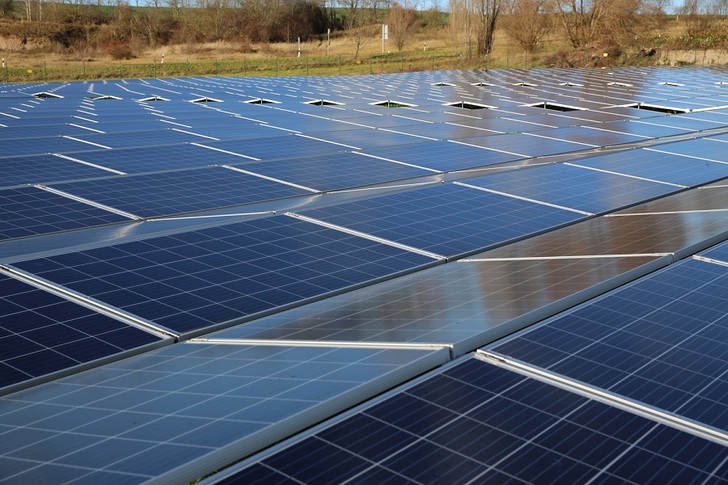 New solar installation of Belectric in Reinsberg near Berlin.