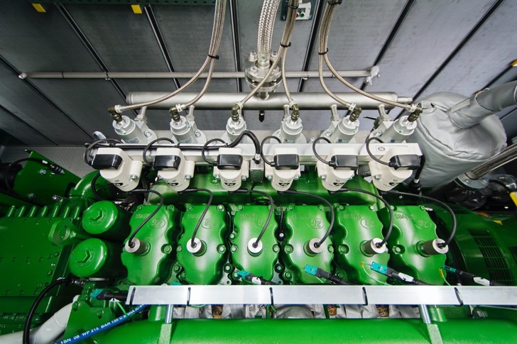 Being able to run on pure hydrogen, natural gas and a mixture of the two creates greater flexibility. 