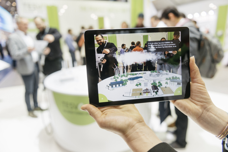 Augmented reality showcases the benefits of storage systems - © Tesvolt

