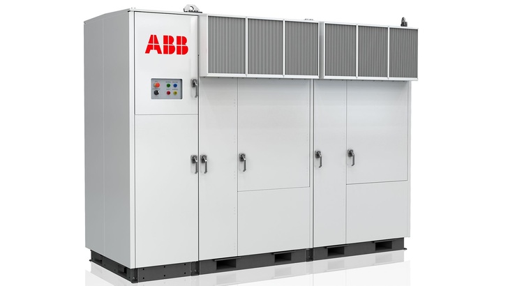 ABB puts out the new 1.500 volts DC outdoor central inverter PVS980 - © ABB
