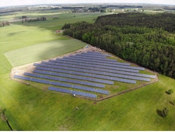 Construction of the Uziębły power plant in Poland, a part of the portfolio. - © Sun Investment Group
