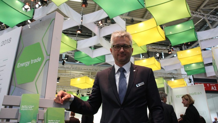 Alexander Schütt at the Intersolar in Munich in June 2018.