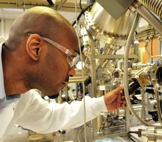Some of the research involves up-to-date instruments, such as this synchrotron x-ray source at the ANL.