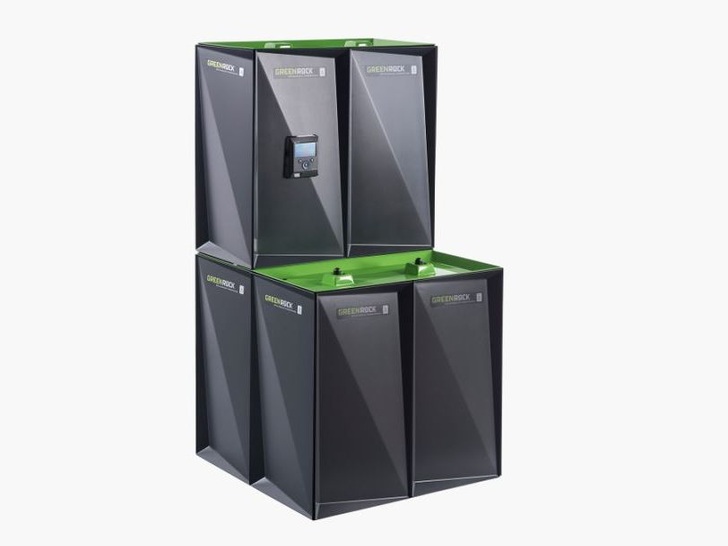 Even if it gets really hot, the Greenrock power storage can neither burn nor explode.