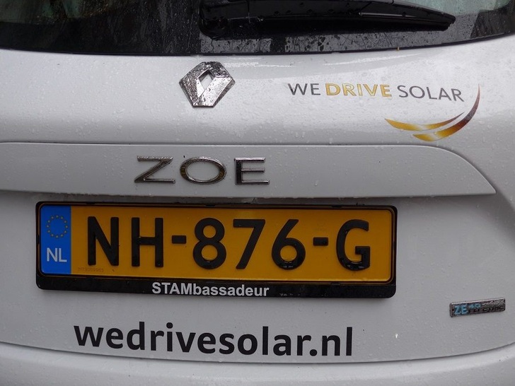 We drive solar is the slogan of an initiative in Utrecht/Netherlands. - © H.C. Neidlein
