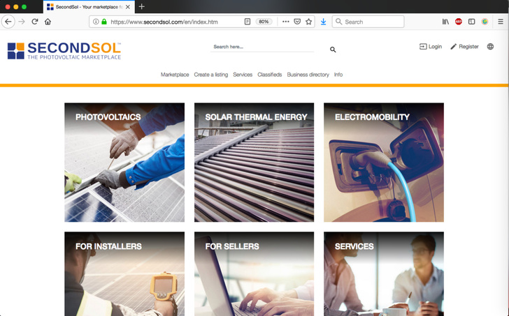 The categories and sub-categories make it easy to find the company you need. - © SecondSol
