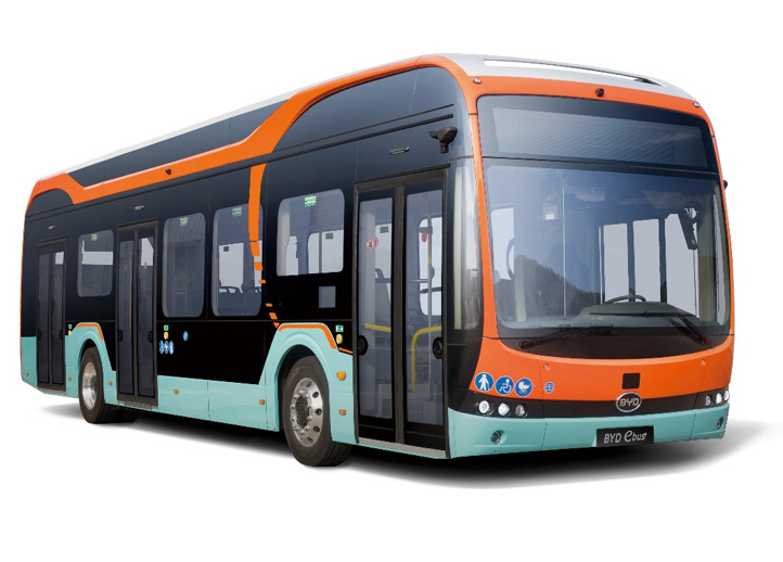 The design concept for the BYD 12-metre ebus model Home from Home - © BYD
