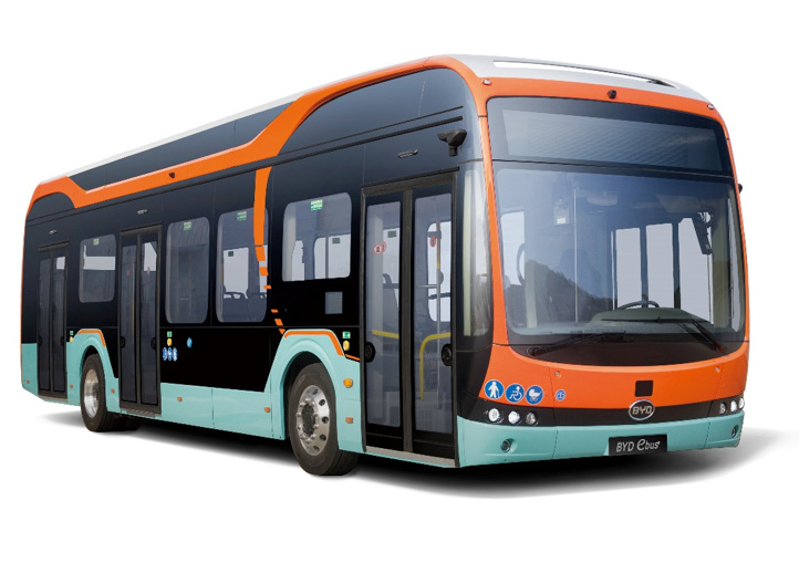 The design concept for the BYD 12-metre ebus model Home from Home