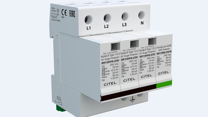 One of the variety of AC surge protectors that Citel offer. - © Citel
