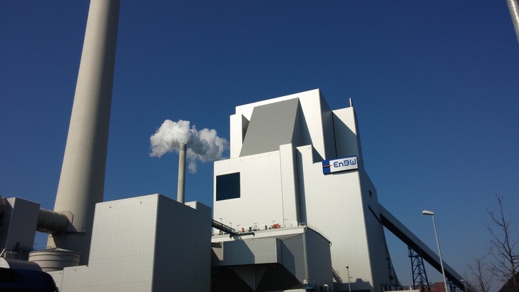 Coal-fired-power station of EnBW in Karlsruhe.
