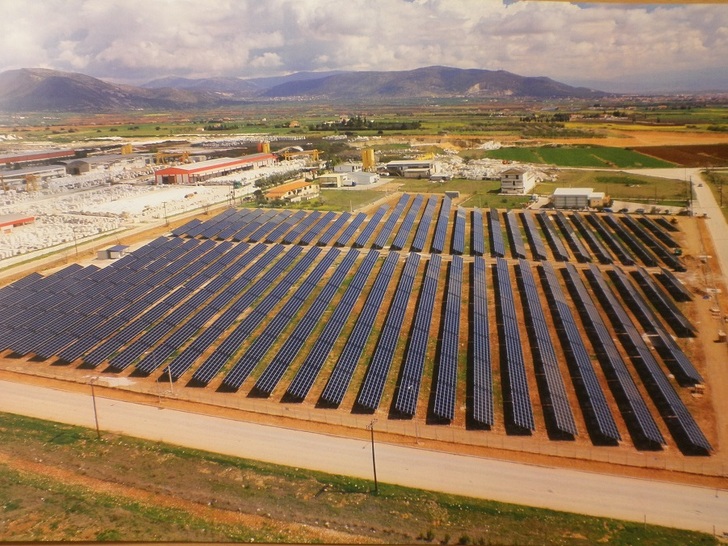 PV-park in Greece.  There is a huge potential for sourcing renewable power by businesses in Europe. - © Juwi
