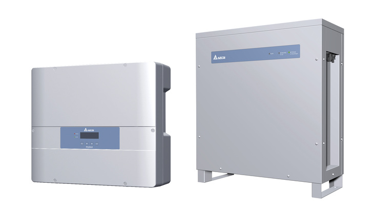 The Hybrid E5 energy storage solution offers a battery with 6 kilowatt hours.