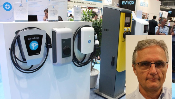 Booth of Parkstrom at the Power2Drive fair in Munich last summer.