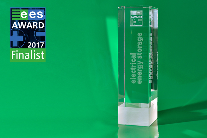 Energy storage: the winners of the ees Award 2017 will be announced at May 31 in Munich.