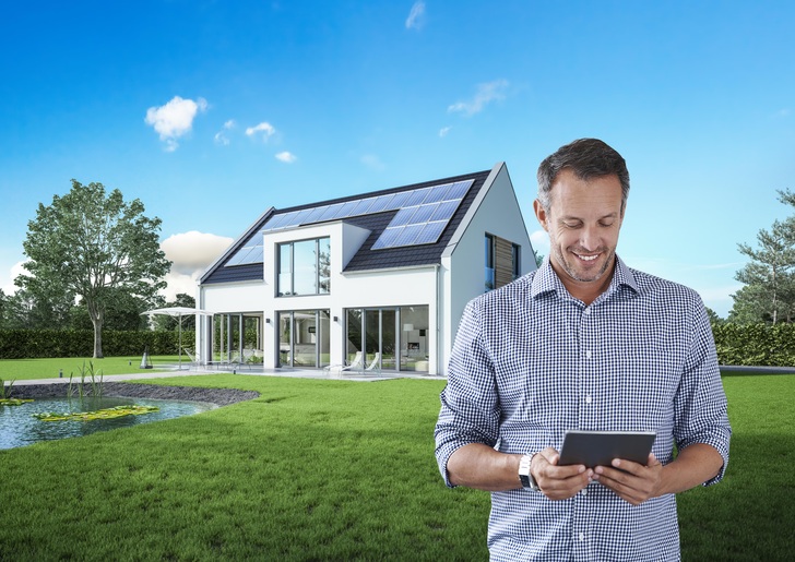 Smart Chap is suitable for any home that has existing photovoltaic panels as well as for new installations. - © Sharp
