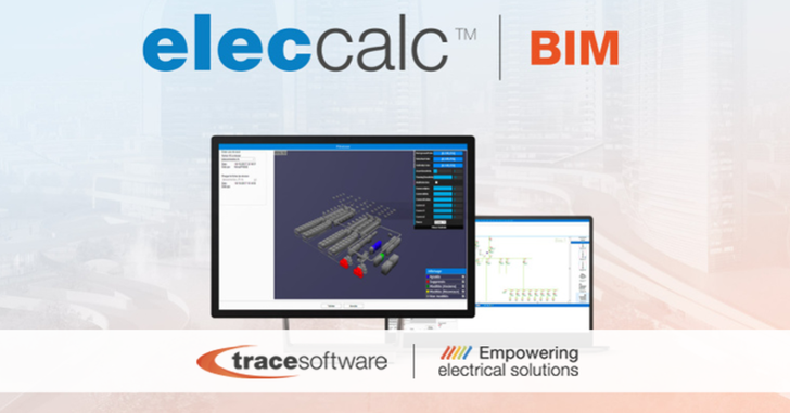 The tool seamlessly integrates electrical calculation into the Building Information Modeling process. - © Trace Software
