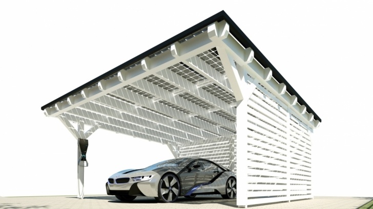 Use the power from your solar carport and your rooftops to power your electric car and save money. Find more information about electric cars, battery range and best electric cars in our overview.