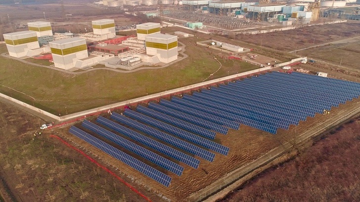 946 kW PV installation at the Eni Green Data Center in Ferrera Erbognone.
