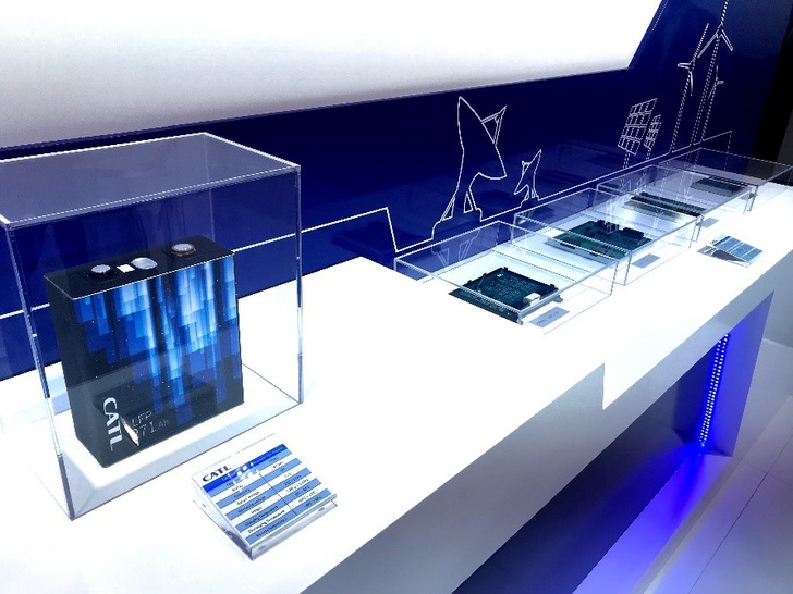 CATL’s ees Europe 2019 display on ESS solutions - © CATL
