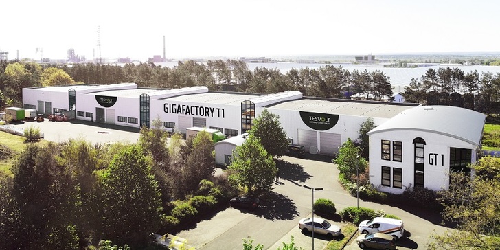 The new gigawatt factory for battery storage systems of Tesvolt in Wittenberg will produce carbon neutral.