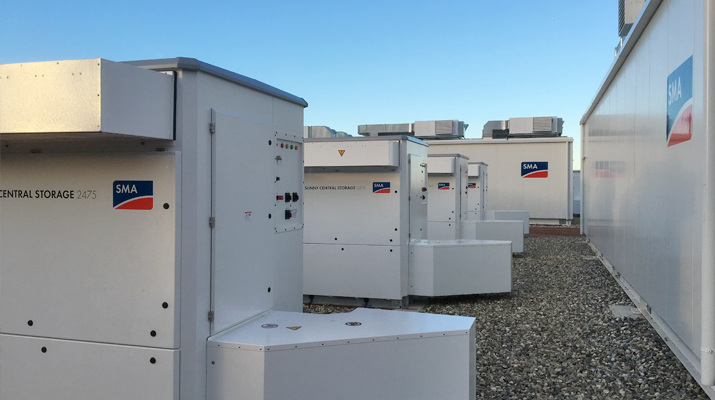 50.06 MWh battery storage project in Pelham/England for grid services. - © SMA
