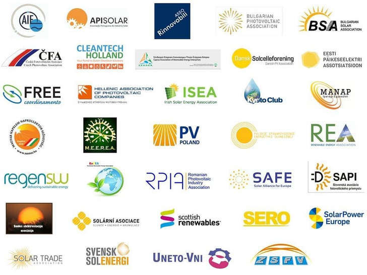 34 European solar and renewable energy associations call on the EU Commission to immediately remove the trade sanctions against the imports of Chinese PV modules and cells. - © SolarPower Europe
