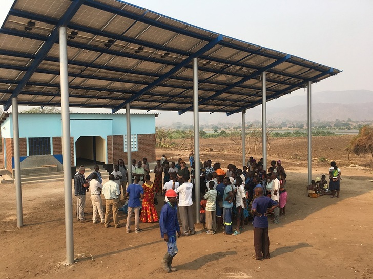 Project of Seine Tech with Sharp modules in Malawi.