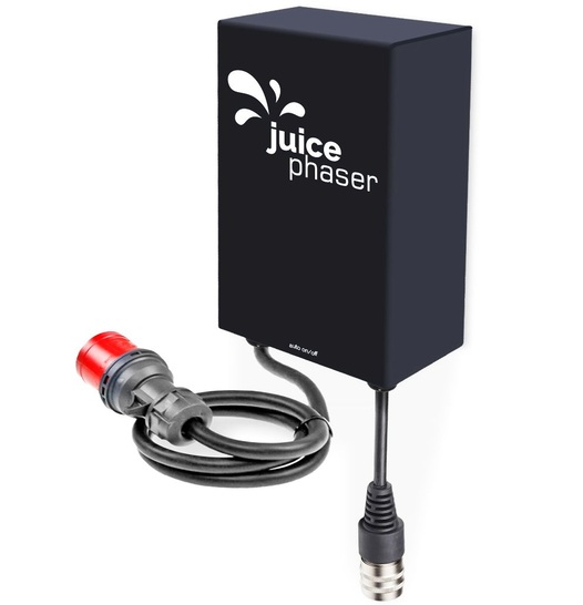 The Juice Phaser delivers 25 amps from a standard 16 amp socket. - © Juice Technology
