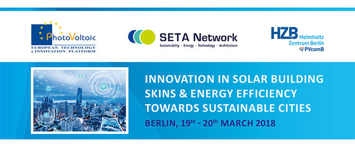 Innovations in solar buildings skins and building integrated photovoltaics are presented and discussed at the conference in Berlin.