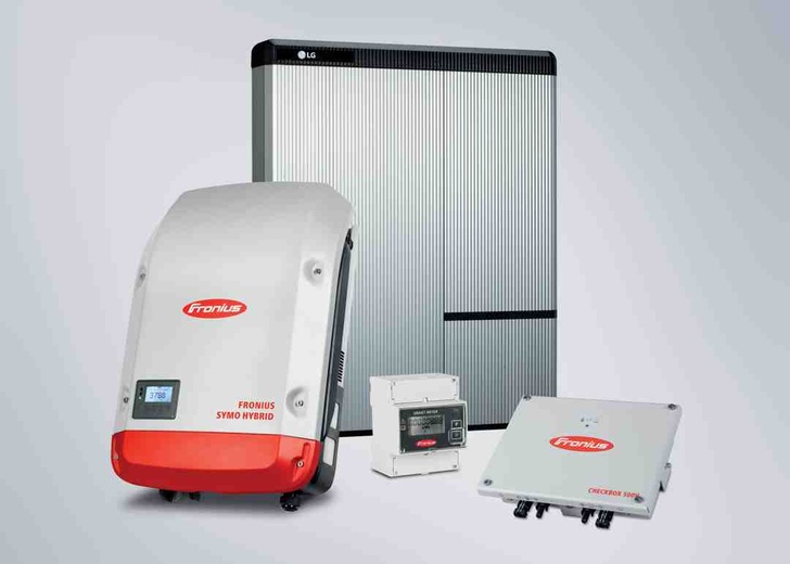 Fronius is building a pilot system in which green hydrogen will be generated from solar energy.