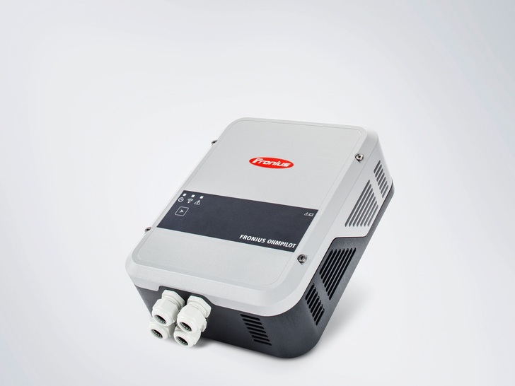  Adjustable regulation from almost zero to nine kilowatts: the Fronius Ohmpilot.
