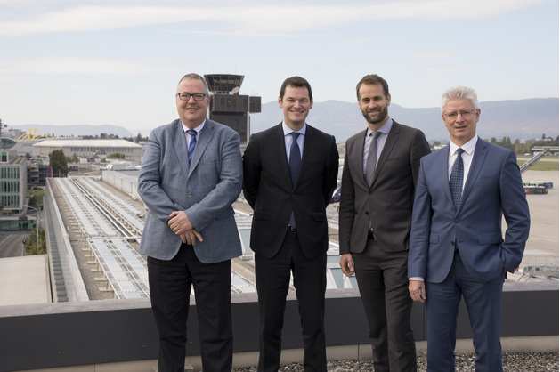 Genève Aéroport is expanding its solar power production with SIG. Already now the airport produces around 1 GWh solar power yearly with rooftop installations. - © SIG
