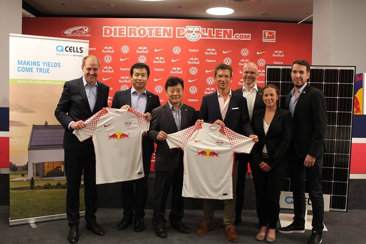 Hanwha Q Cells is the exclusive solar partner of the "Red Bulls" for the coming two years. - © Hanwha Q Cells
