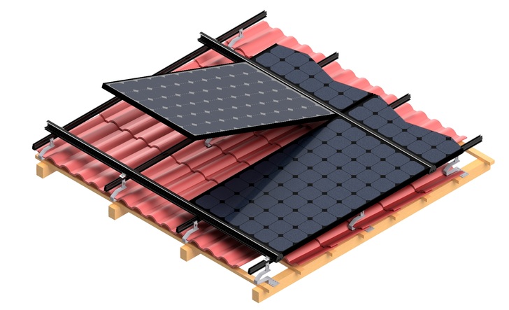 New developments of IBC Solar mounting systems for pitched and flat roofs. - © IBC Solar
