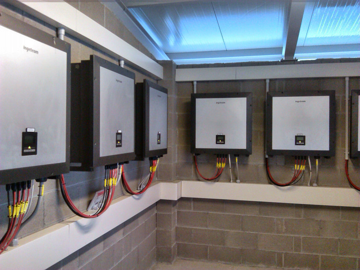 The new Ingecon inverters installed in Italy.