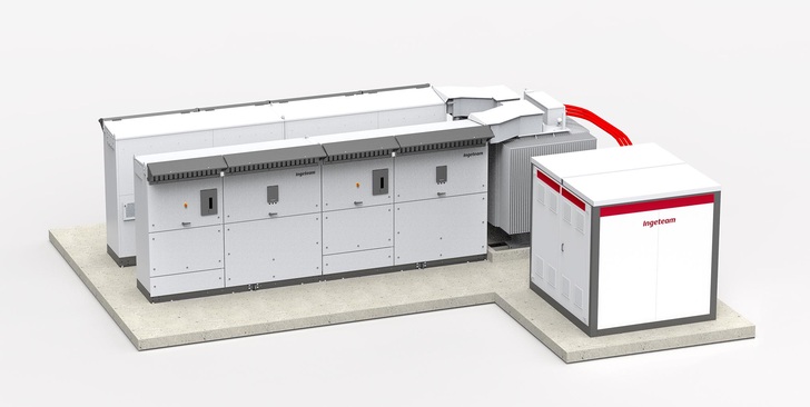 201 of Ingeteams inverter stations will be installed at Sweihan PV project. - © Ingeteam
