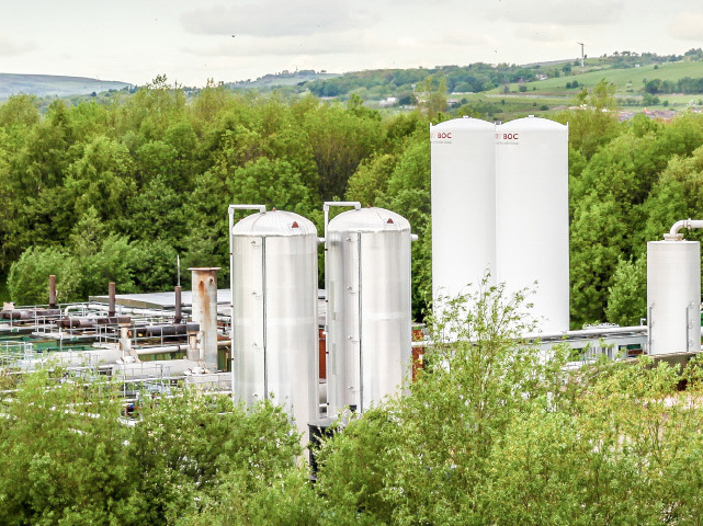 Here the CRYObattery plant at Pilsworth Landfill facility in Bury, Greater Manchester, UK.