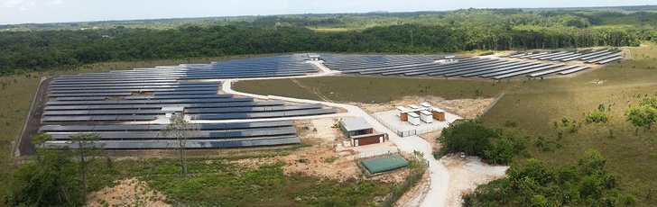 5 MW PV plant with storage in Touca , Guyana - French overseas department. - © EDF Energies Nouvelles
