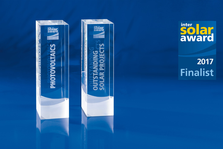 The winners of the Intersolar Award 2017 will be announced May 31 in Munich.