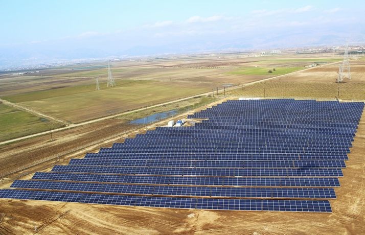 Juwi is already active since several years in Greece, here a 1.5 MW solar park in Genisea in the Xanthi region. - © Juwi
