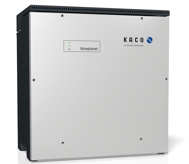 Reliable and powerful for large solar parks in any climate: the blueplanet 125 TL3. - © KACO new energy
