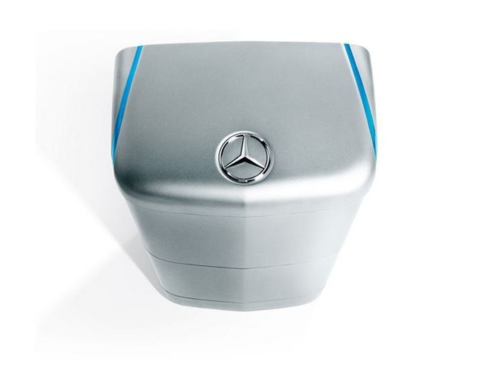 The battery modules from Mercedes-Benz have an energy capacity of three kilowatt-hours.