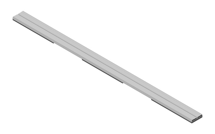 The new Aerofix floor rail is available in lengths of 5.40 and 2.20 metres. - © IBC Solar
