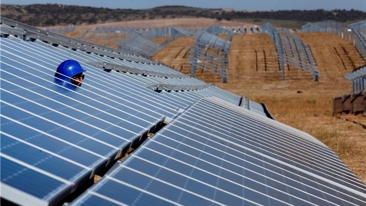 The new gigantic photovoltaic plant in Nuñez de Balboa. - © Iberdrola
