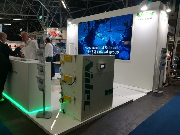 Nidec ASI at the Electric & Hybrid Marine World Expo in Amsterdam. - © Nidec Industrial Solutions
