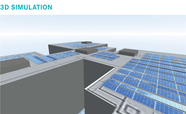 Only some steps are needed to plan the solar generator on the building. - © Aerocompact
